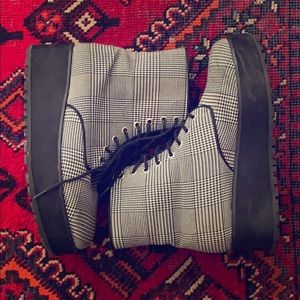 Forever 21 high top boots.